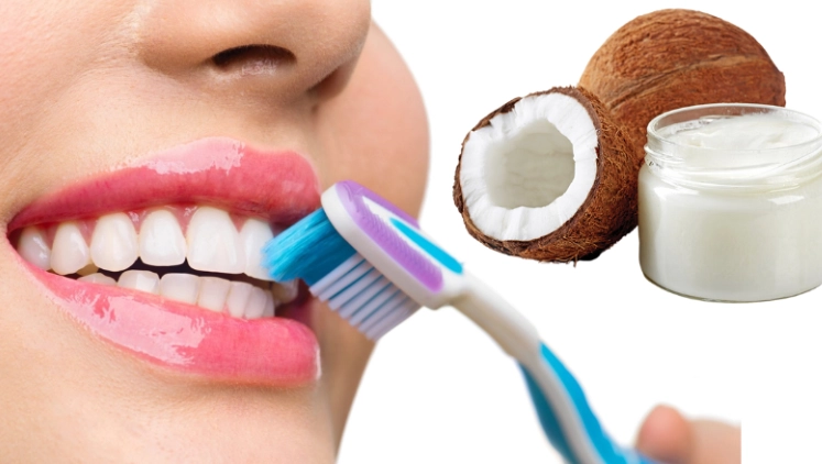 coconut oil brushing teeth everyday