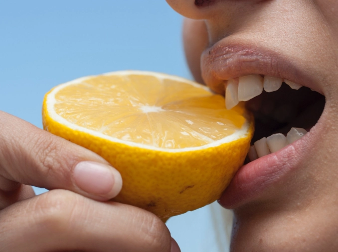 How much lemon is bad for your teeth