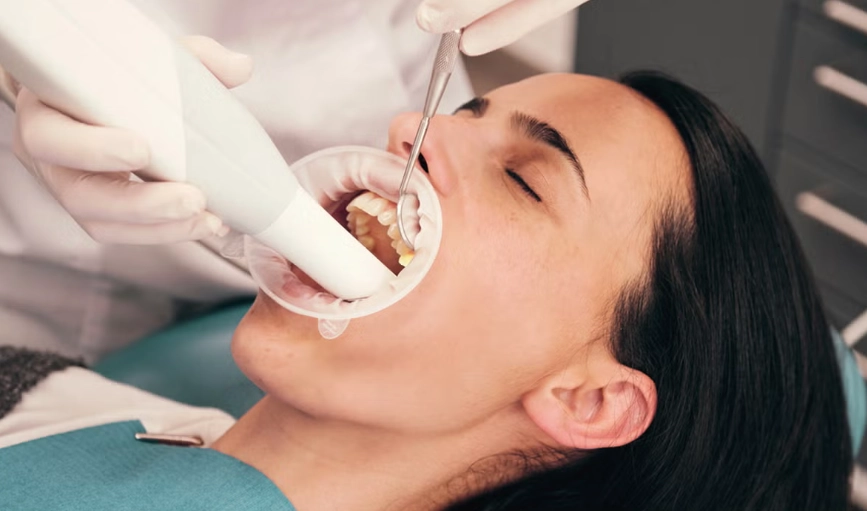 deep gum cleaning pain