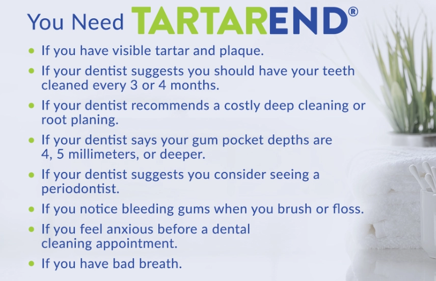 TartarEnd before and after